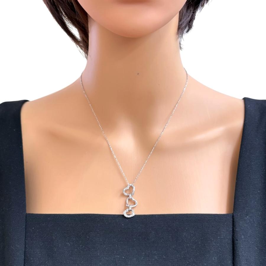 K18 WG チャーム　ネックレス　18金ホワイトゴールド　ダイヤモンド K18 WG チャーム ネックレス 18金ホワイトゴールド ダイヤモンド