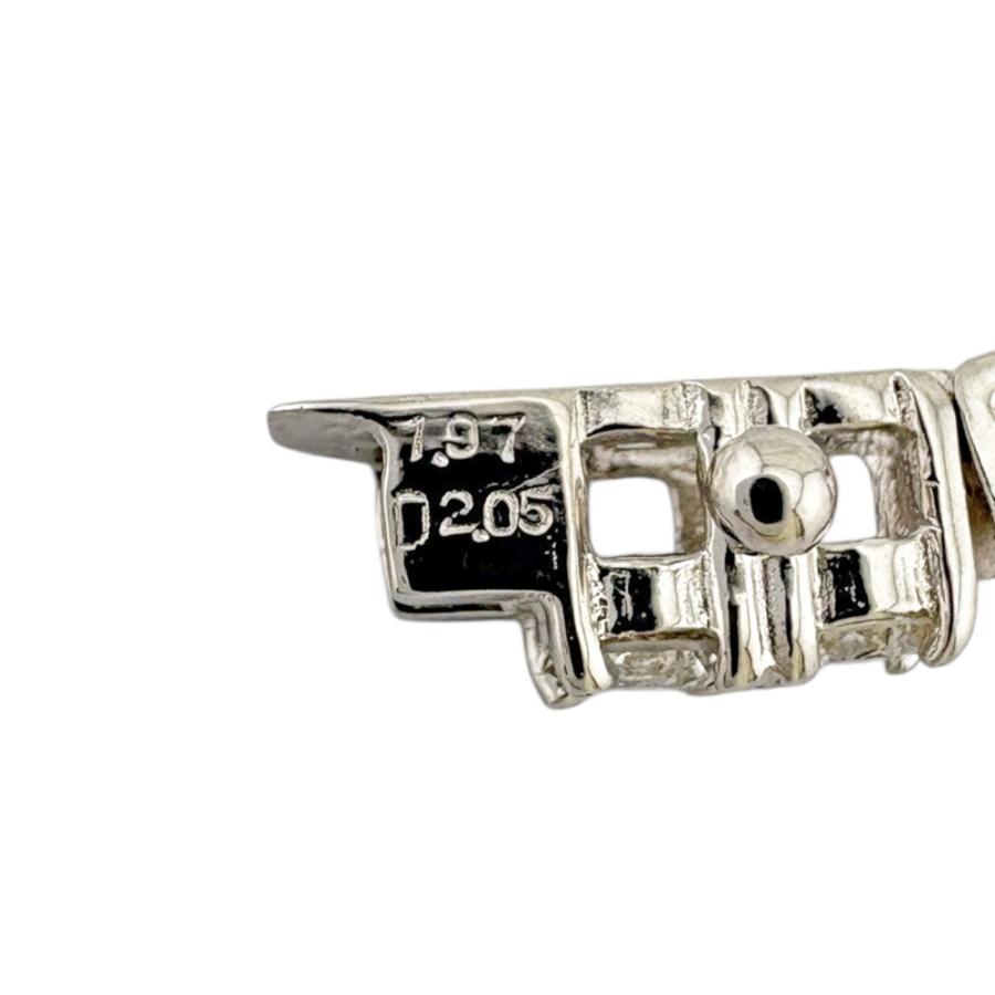 ブレスレット 18金 K18ホワイトゴールド ダイヤモンド レディース 中古