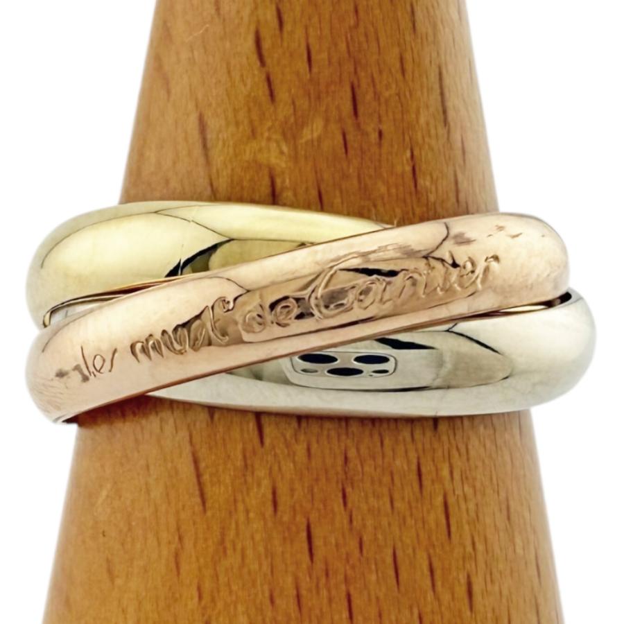 Cartier（カルティエ） トリニティ リング 指輪 14号 18金 K18イエロー