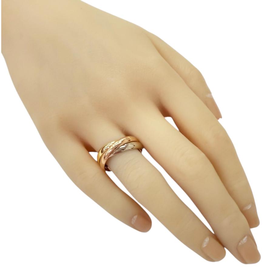 Cartier（カルティエ） トリニティ リング 指輪 14号 18金 K18イエロー