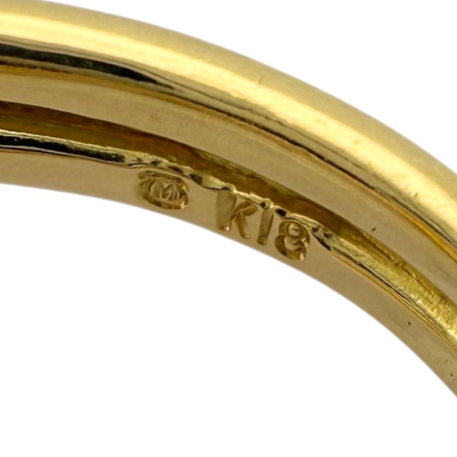 リング 指輪 10.5号 18金 K18イエローゴールド レディース 中古 美品