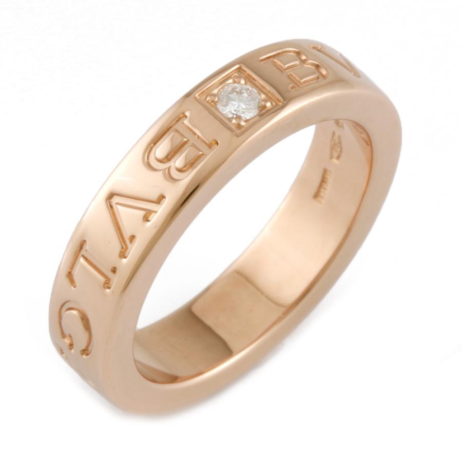 ブルガリ Bvlgari K18pg リング 指輪 ブルガリブルガリ ダブルロゴ ダイヤモンド1p 6 5号 18金 K18ピンクゴールド ピンクゴールド Bj 中古 Ref R Kリサイクルキングyahoo 店 通販 Yahoo ショッピング