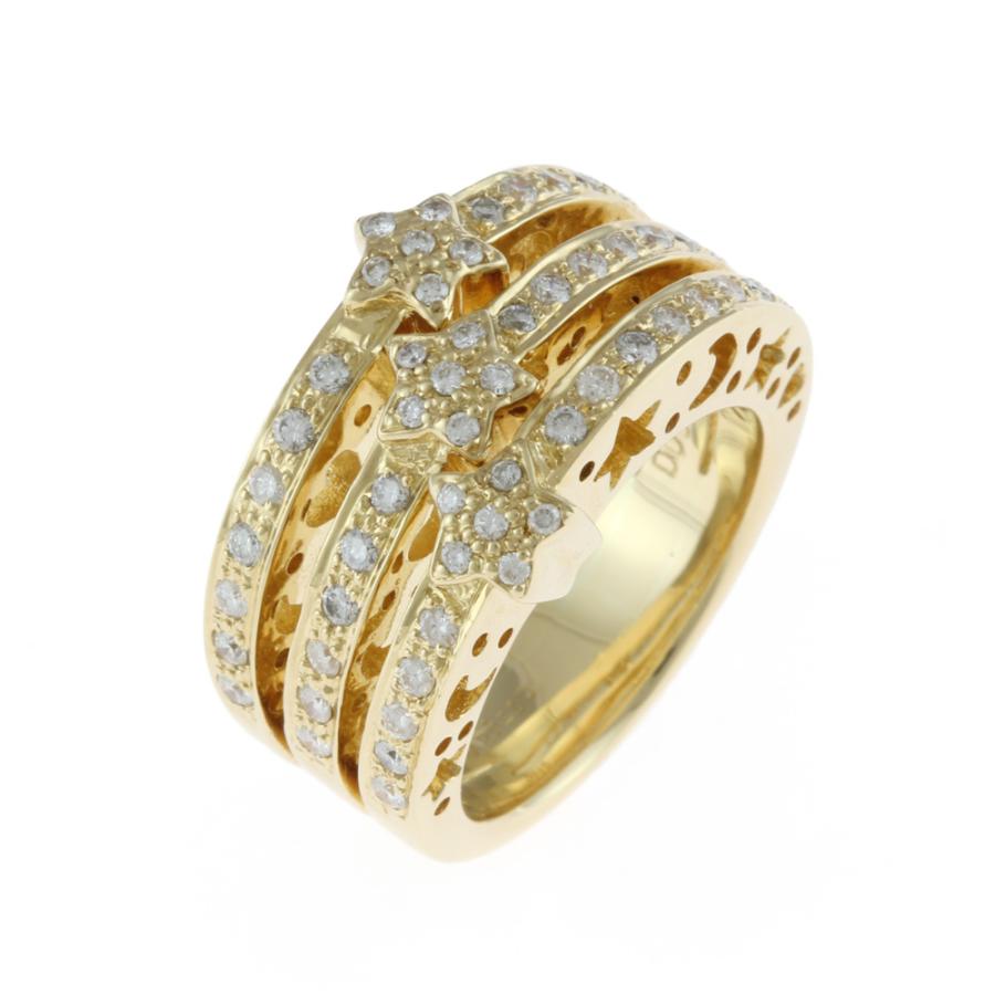 アレッツォ 星 ハート 月 14号 リング・指輪 18金 ダイヤモンド