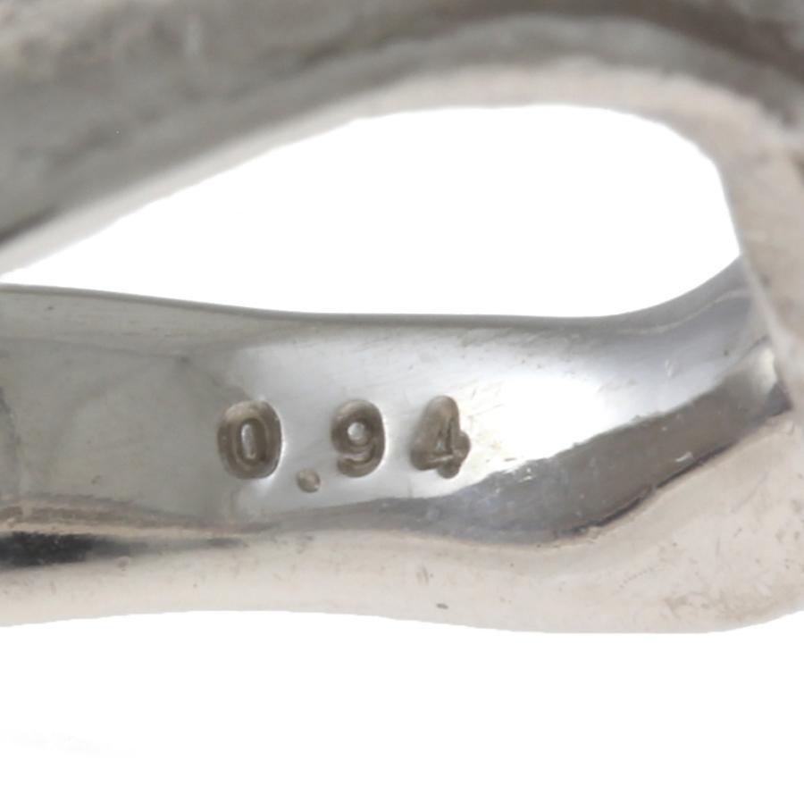 作家 岩倉康二 リング 指輪 12号 18金 K18ホワイトゴールド Pt900  