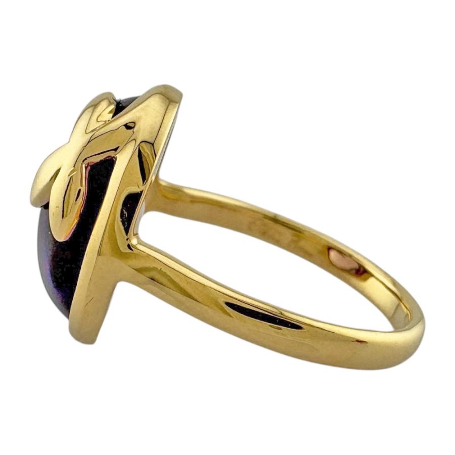 リング 指輪 12号 18金 K18イエローゴールド アメジスト レディース  