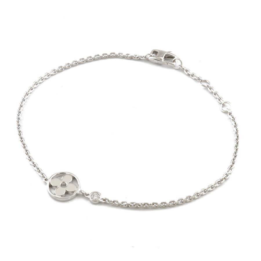 ルイ ヴィトン Louis Vuitton K18wg ブレスレット ダイヤモンド フラワー 花 ブラスレ モノグラム イディール 18金 K18ホワイトゴールド シルバー Bj 中古 Ref R Kリサイクルキングyahoo 店 通販 Yahoo ショッピング