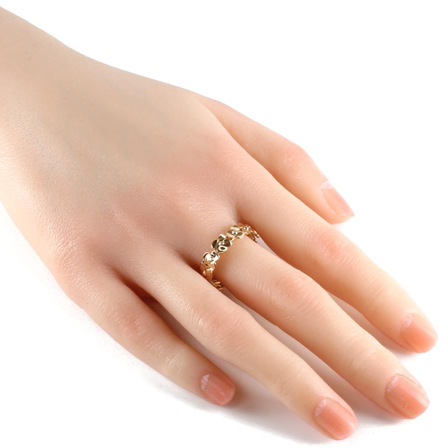 ショーメ Chaumet K18PG リング 指輪 16号 #57 オルタンシア フラワー