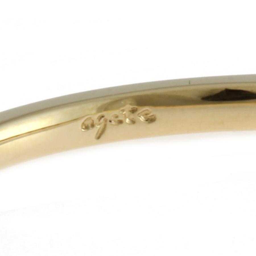 アガット K18 ハーフエタニティ ダイヤリング 11号 K18ダイヤモンドピンキーリング｜ピンキーリング｜アガット 公式