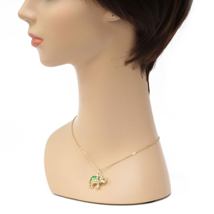 K18 ペンダントトップ 象 ゾウ エレファント 18金 K18ゴールド ギフト