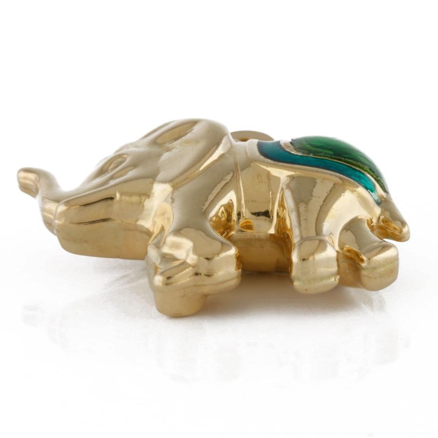 K18 ペンダントトップ 象 ゾウ エレファント 18金 K18ゴールド ギフト