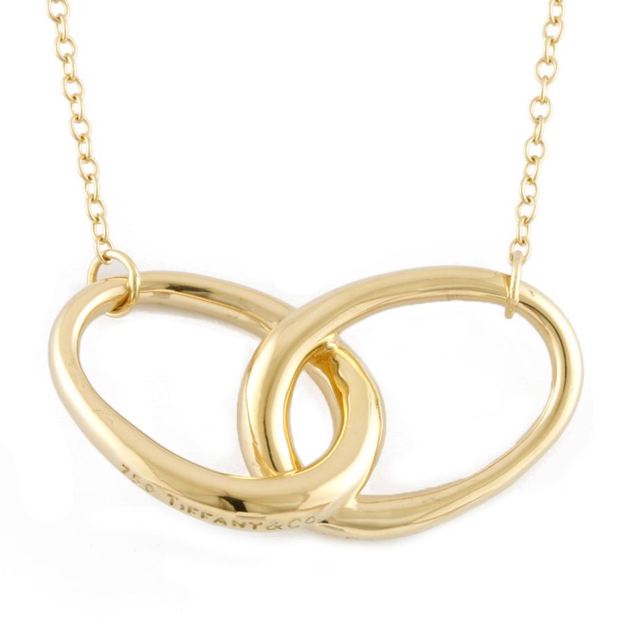 ティファニー Tiffany Co K18 ネックレス ダブルループ 18金 K18ゴールド ゴールド Bj 中古 Ref R Kリサイクルキングyahoo 店 通販 Yahoo ショッピング