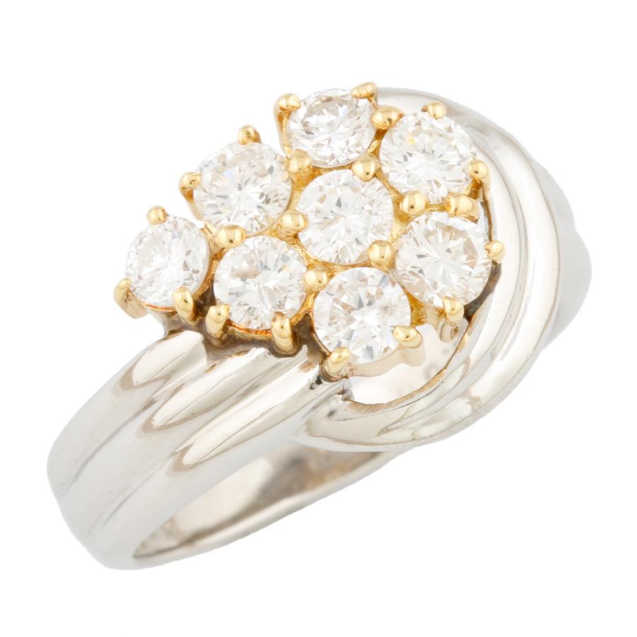 Pt900 K18 リング 指輪 ダイヤモンドD1.00 2カラー 10号 ゴールド プラチナ 中古  :REF99060441:R&KリサイクルキングYahoo!店 - 通販 - Yahoo!ショッピング