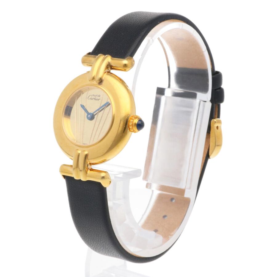 Cartier レディース時計 マスト　コリゼ　シルバー925　ゴールド Cartier カルティエ マストコリゼ ミラーダイアル 腕時計 時計