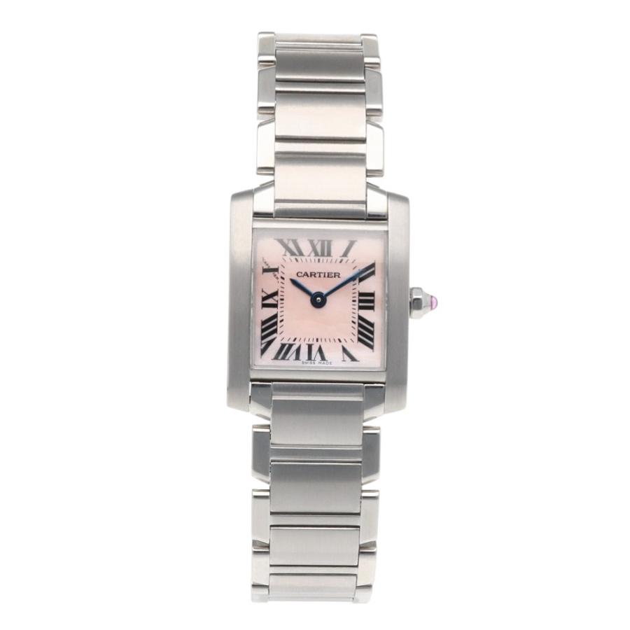☆極美品☆ カルティエ タンクフランセーズ SM スティール ②コマ/ 腕時計 Cartier（カルティエ） タンクフランセーズ SM 腕時計 ステンレス