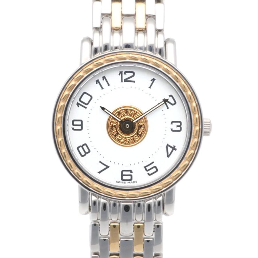 エルメス セリエ SE4.220 クォーツ レディース 【中古】 HERMES（エルメス） セリエ SE4.220 腕時計 SS GP クォーツ レディース