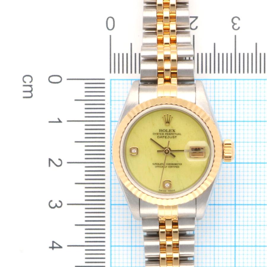 ロレックス デイトジャスト オイスターパーペチュアル 腕時計 時計 ステンレススチール 79173 自動巻き レディース 1年保証 ROLEX 中古