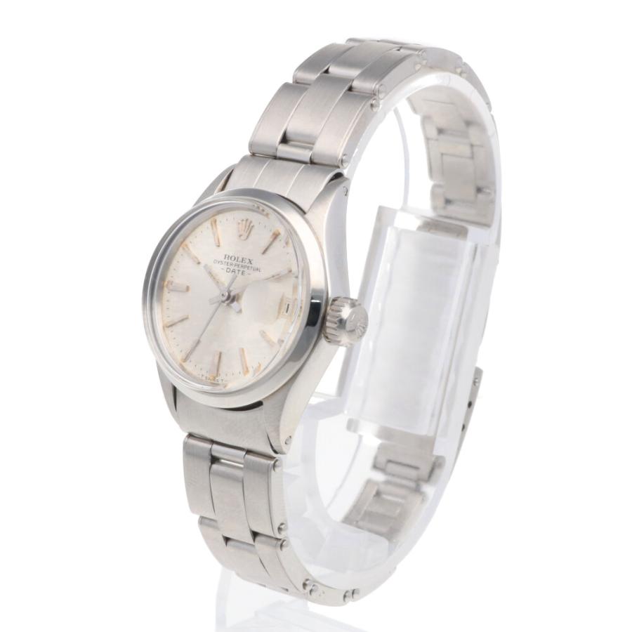 ロレックス デイト 腕時計 時計 ステンレススチール 6516 自動巻き レディース 1年保証 ROLEX 中古｜rk-y｜03