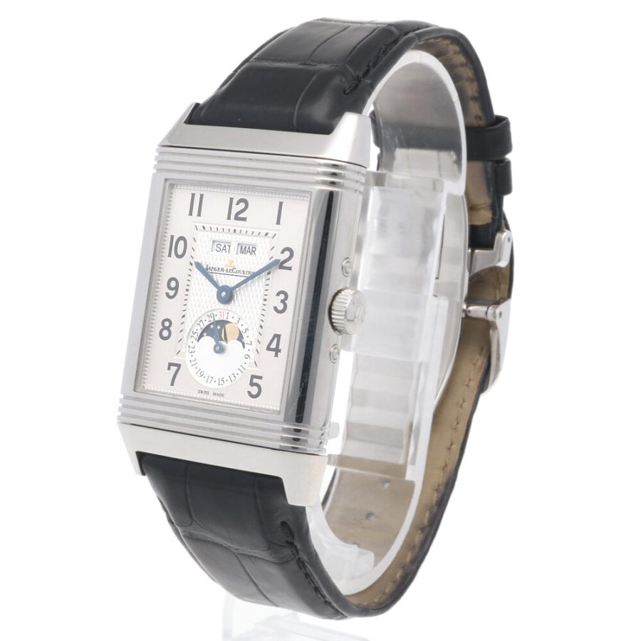 ジャガー・ルクルト グランド レベルソ カレンダー 腕時計 時計 ステンレススチール Q3758420(273.8.84) 手巻き メンズ 1年保証 中古｜rk-y｜04