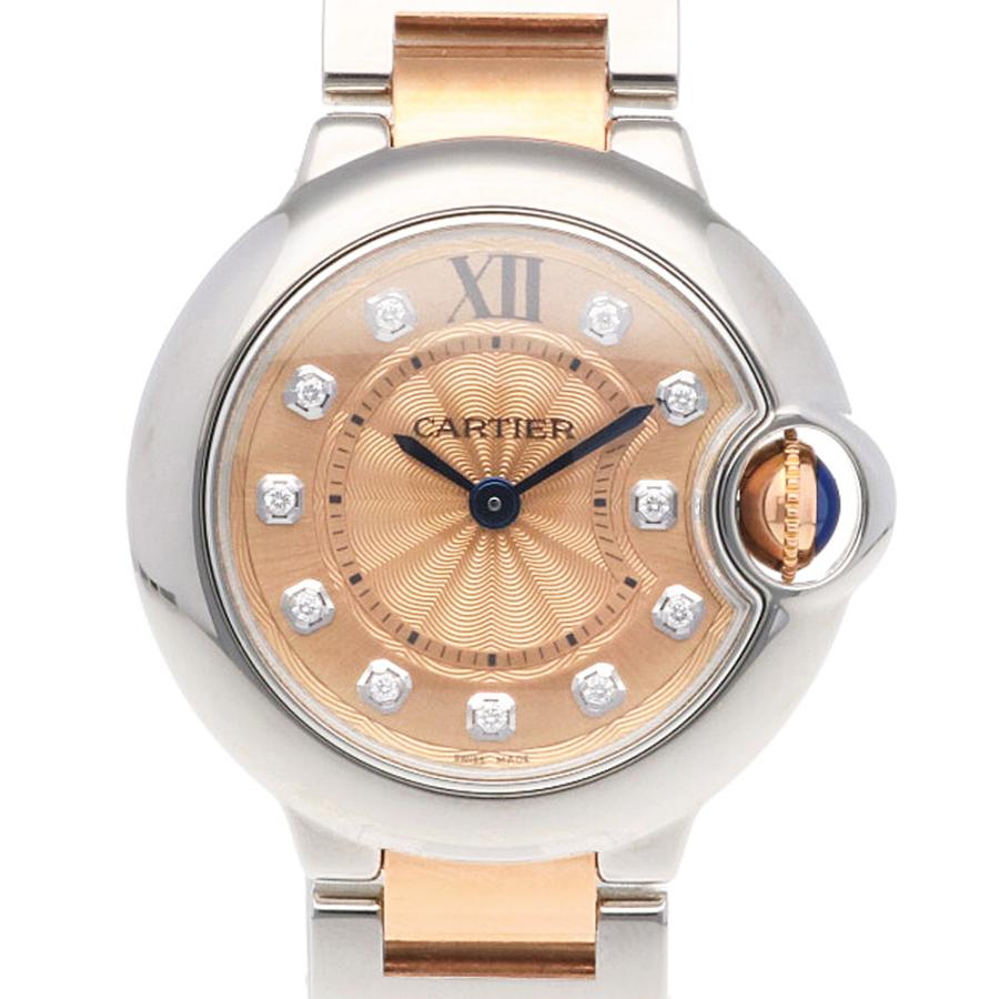 カルティエ バロンブルー 腕時計 時計 ステンレススチール WE902052 クオーツ レディース 1年保証 CARTIER  中古 Cartier（カルティエ） バロンブルー 腕時計 時計 ステンレススチール