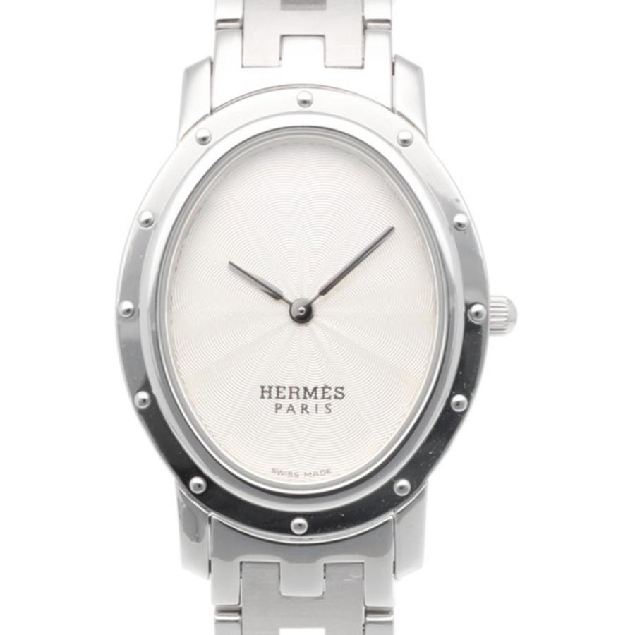 Hermes エルメス C01.510 クリッパー オーバル クオーツ 腕時計 HERMES（エルメス） クリッパー オーバル 腕時計 時計 ステンレス