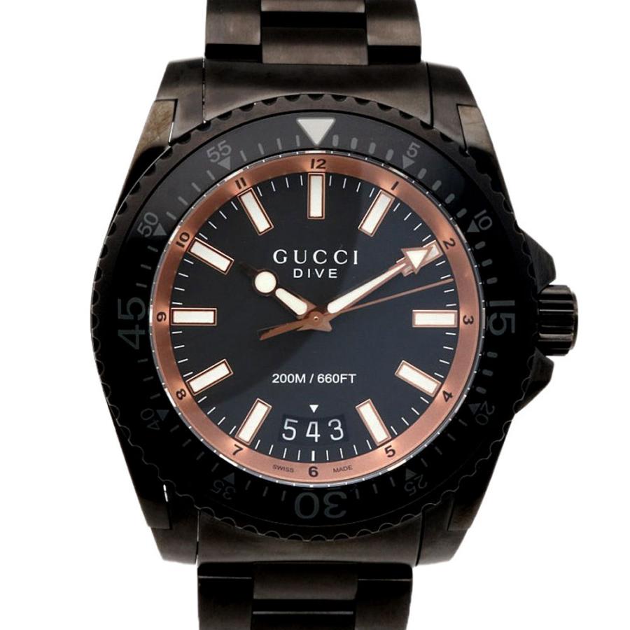 GUCCI（グッチ） ダイヴ 腕時計 ステンレススチール YA136213(136.2