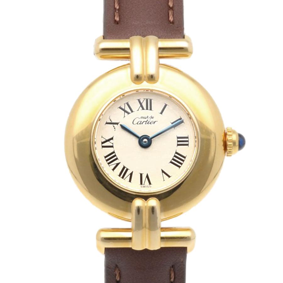 カルティエ マストコリゼ 腕時計 時計 シルバー925 590002 クオーツ レディース 1年保証 CARTIER  中古 Cartier（カルティエ） マストコリゼ 腕時計 シルバー925 590002