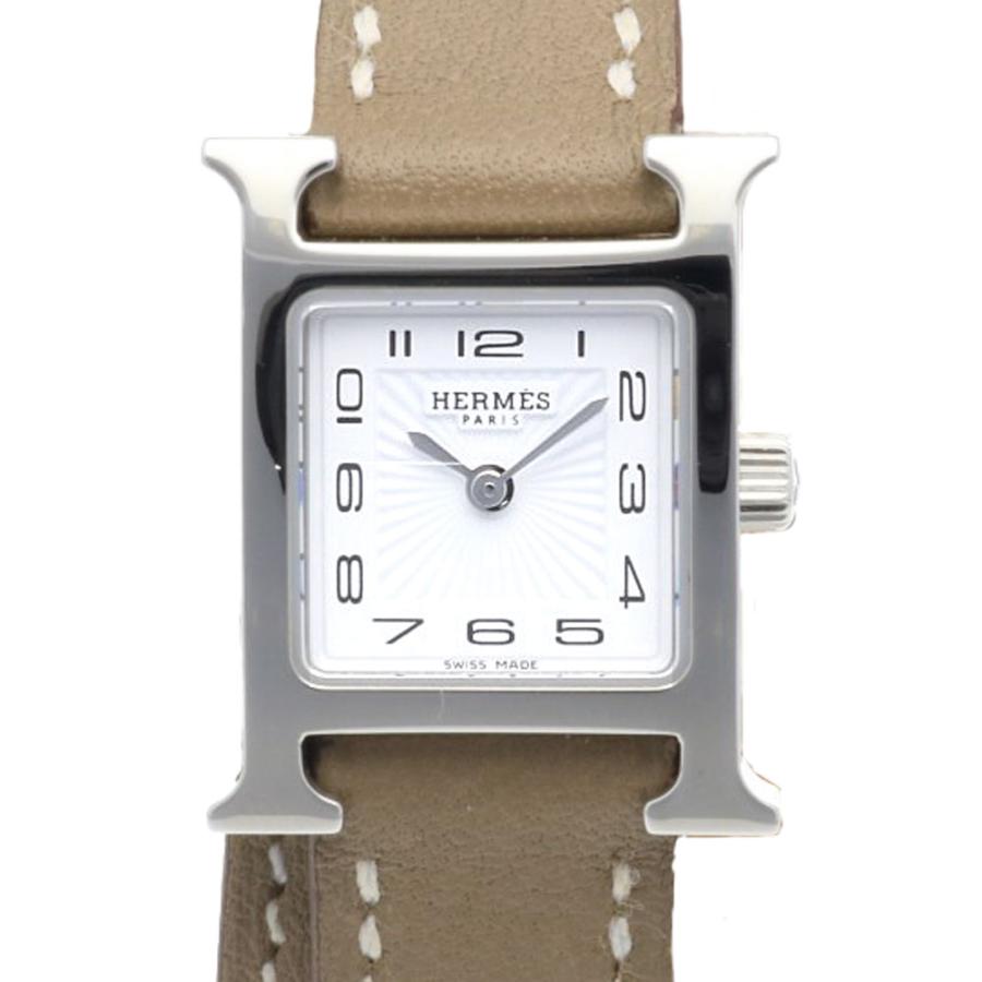 HERMES（エルメス） Hウォッチ ミニ 腕時計 ステンレススチール HH1 