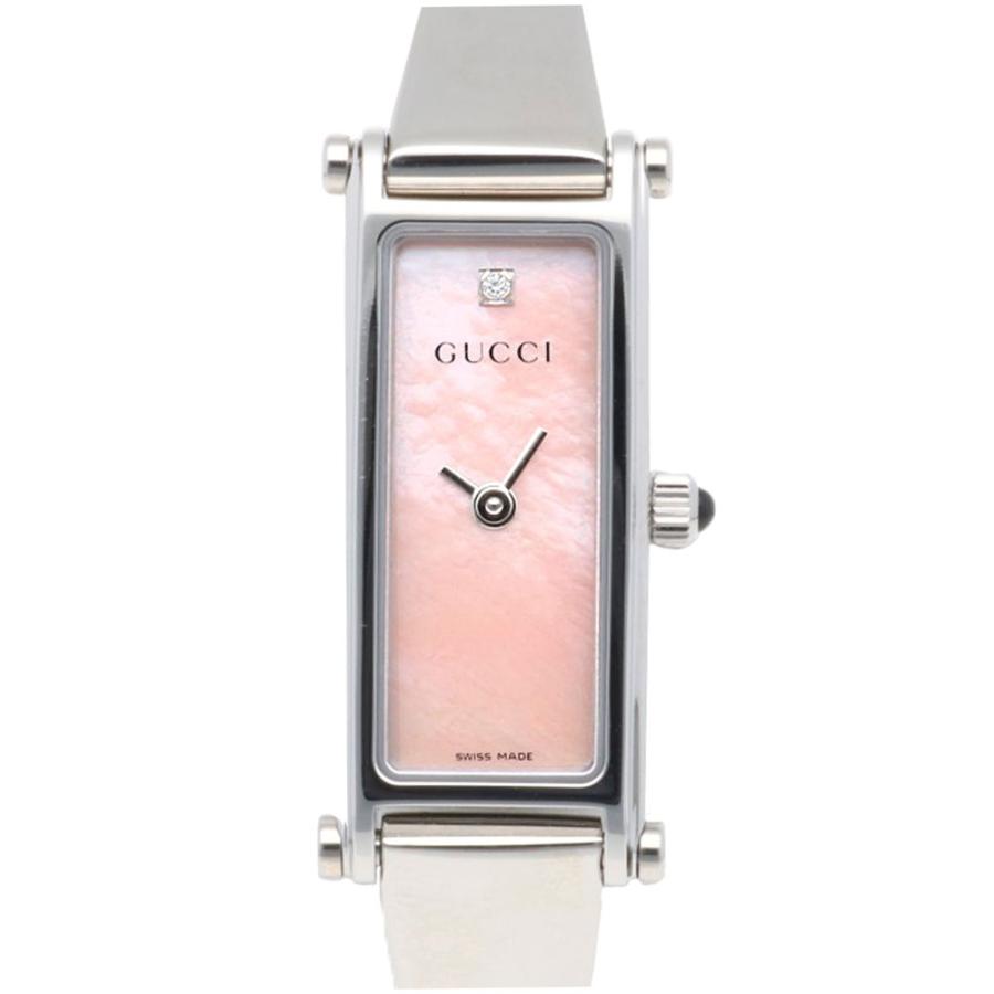 グッチ 腕時計 時計 ステンレススチール YA015554(1500L) クオーツ レディース 1年保証 GUCCI  中古 GUCCI（グッチ） 腕時計 ステンレススチール YA015554(1500L) クオーツ
