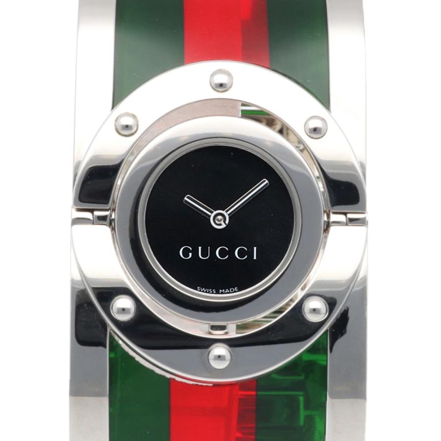 ⭐️極美品⭐️稼働 GUCCI 112 腕時計 トワール ラバーベルト 黒 GUCCI（グッチ） トワール 腕時計 ステンレススチール 112 クオーツ