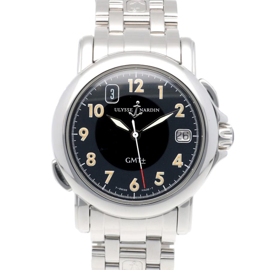 【最大値下げ】ユリスナルダン Ulysse Nardin サンマルコ GMT ユリス・ナルダン サンマルコ GMT 腕時計 時計 ステンレススチール N゜
