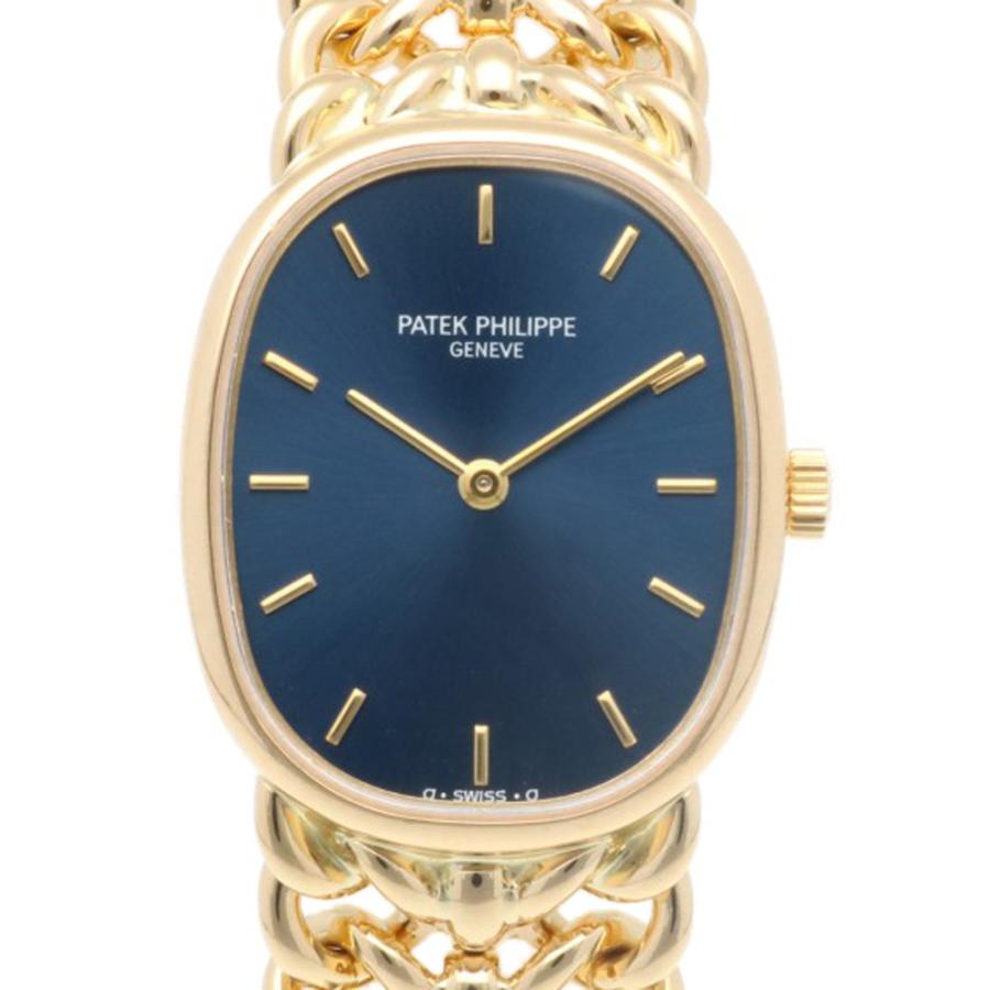 パテックフィリップ ゴールデンエリプス 腕時計 18金 K18イエロー