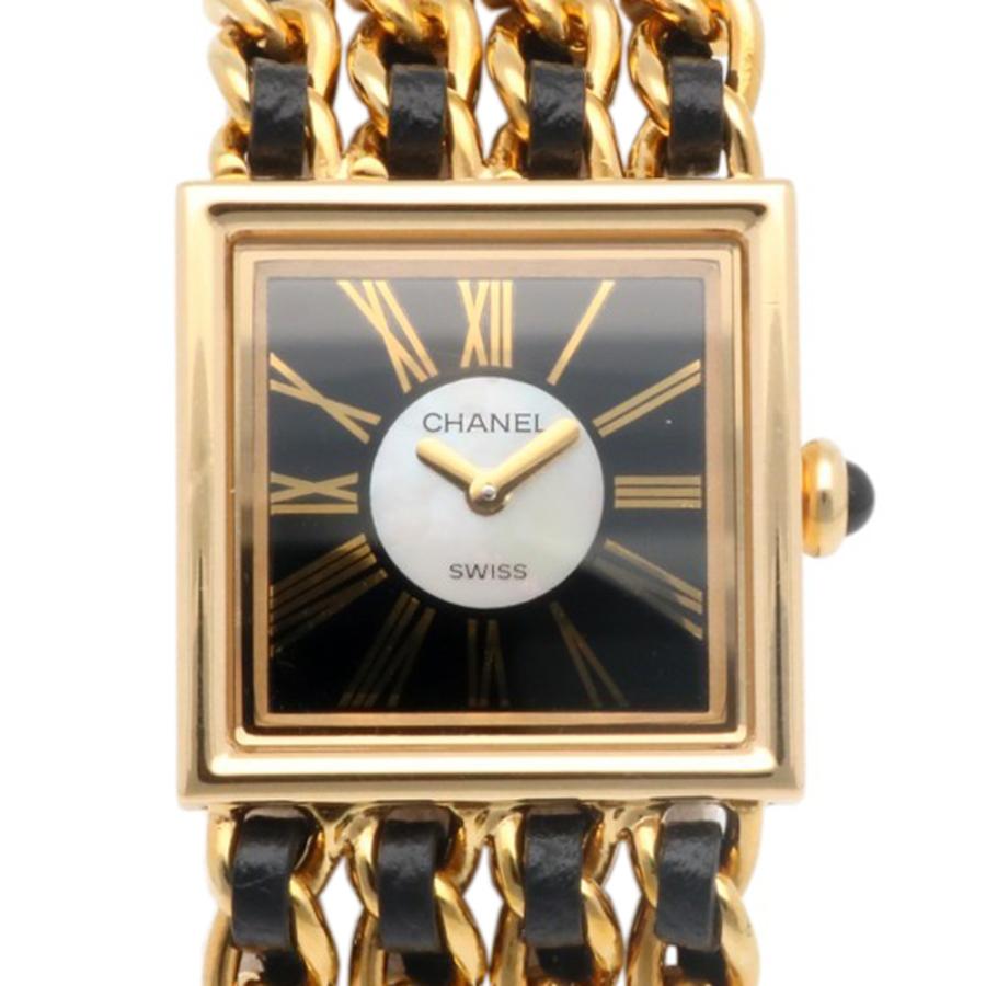ジャンク CHANEL マドモアゼル 18金 K18 イエローゴールド クォーツ CHANEL（シャネル） マドモアゼル L 腕時計 時計 18金 K18イエロー