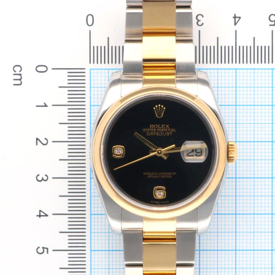 ロレックス ROLEX デイトジャスト オイスターパーペチュアル 腕時計 ステンレススチール 116203 メンズ 中古 美品｜rk-y｜11
