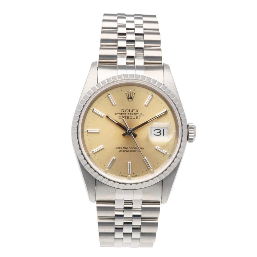 ロレックス デイトジャスト オイスター k18×ステンレス 1コマ 未使用 ROLEX（ロレックス） デイトジャスト オイスターパーペチュアル 腕時計