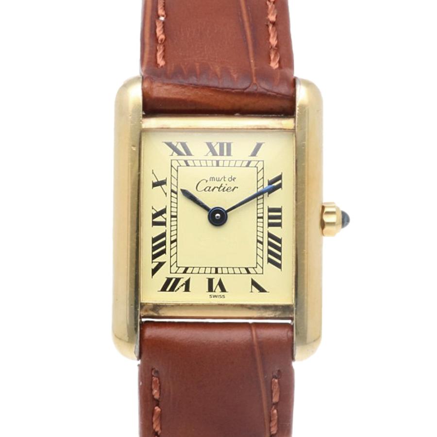 Cartier カルティエ マストタンク ヴェルメイユ 腕時計 GP 366001  
