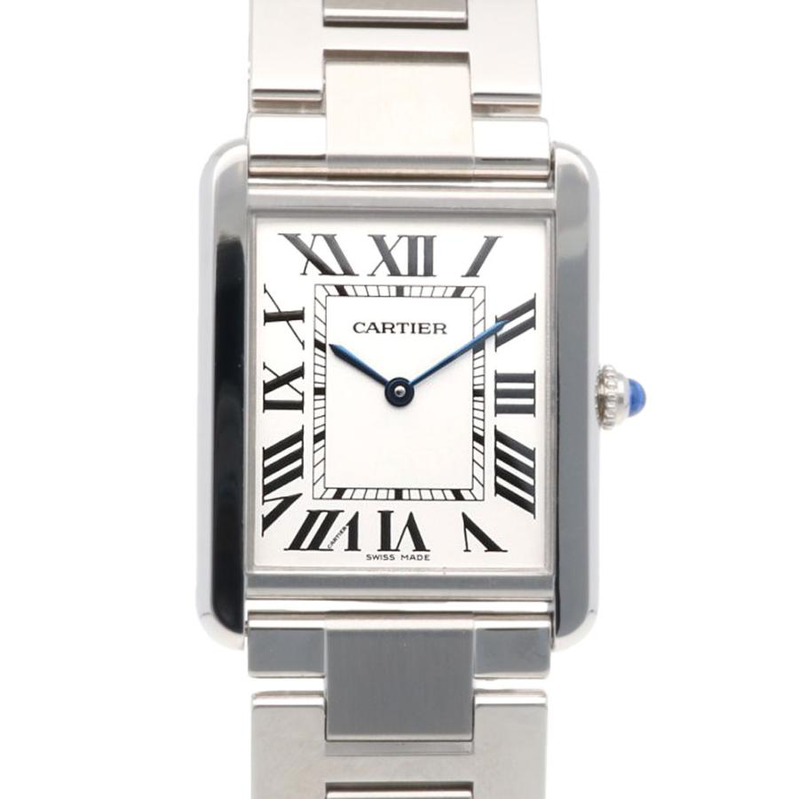 なっとうさん専用カルティエ タンクソロ LM W5200014 Cartier Cartier（カルティエ） タンクソロ LM 腕時計 ステンレススチール