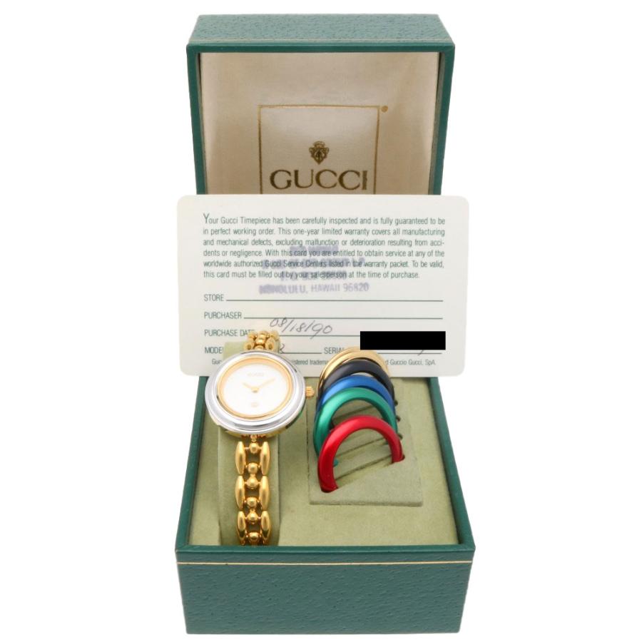 ⭐【良品希少レア】GUCCIグッチ 8200L腕時計 グッチ 腕時計 GP 27000.2.L クオーツ レディース 1年保証 GUCCI