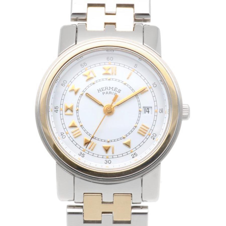 HERMES エルメス キャリック 腕時計 時計 ステンレススチール クオーツ  