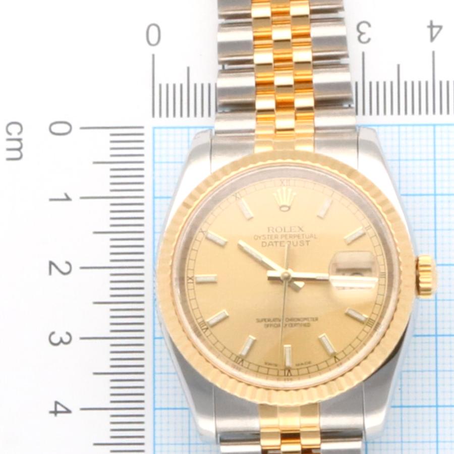 ロレックス デイトジャスト オイスターパーペチュアル 腕時計 ステンレススチール 116233 自動巻き 1年保証中古｜rk-y｜11