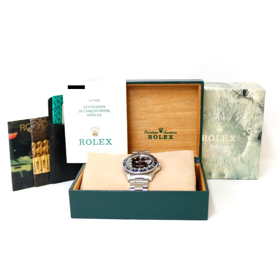 美品　ROLEX GMTマスター時計空箱　付属品付き ROLEX（ロレックス） GMTマスターI オイスターパーペチュアル 腕時計