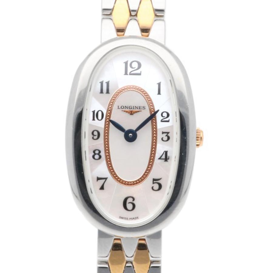 稼働品 LONGINES ロンジン レディース 腕時計 白文字盤 クォーツ LONGINES（ロンジン） LONGINES L6 202 2 レディース 腕時計 オーバル