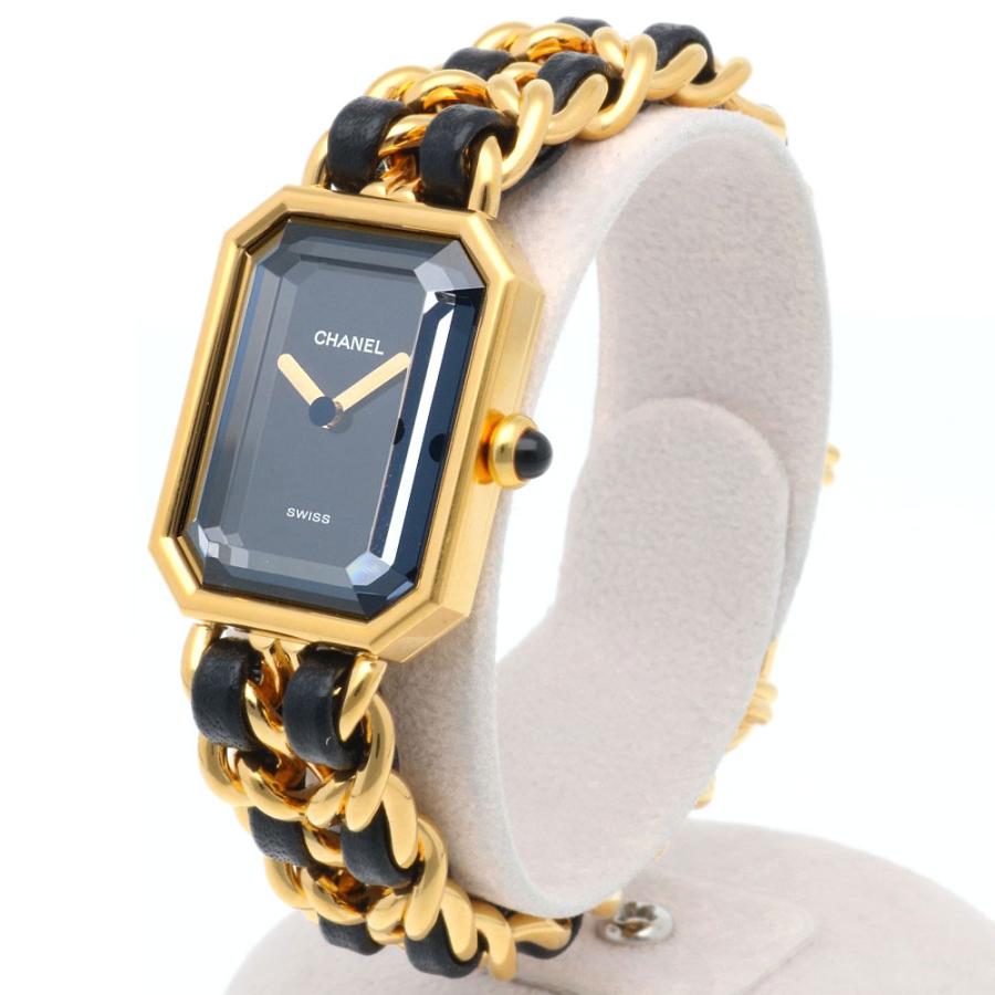 シャネル プルミエール M 腕時計 時計 GP H0001 クオーツ レディース 1年保証 CHANEL  中古 CHANEL（シャネル） プルミエール M 腕時計 時計 GP H0001 クオーツ