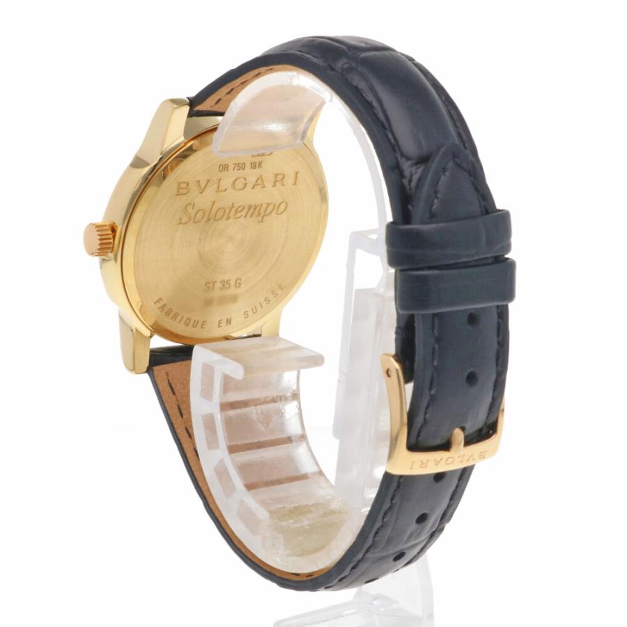 BVLGARI ブルガリ ソロテンポ 腕時計 18金 K18イエローゴールド BVLGARI ブルガリ ソロテンポ 腕時計 18金 K18イエローゴールド