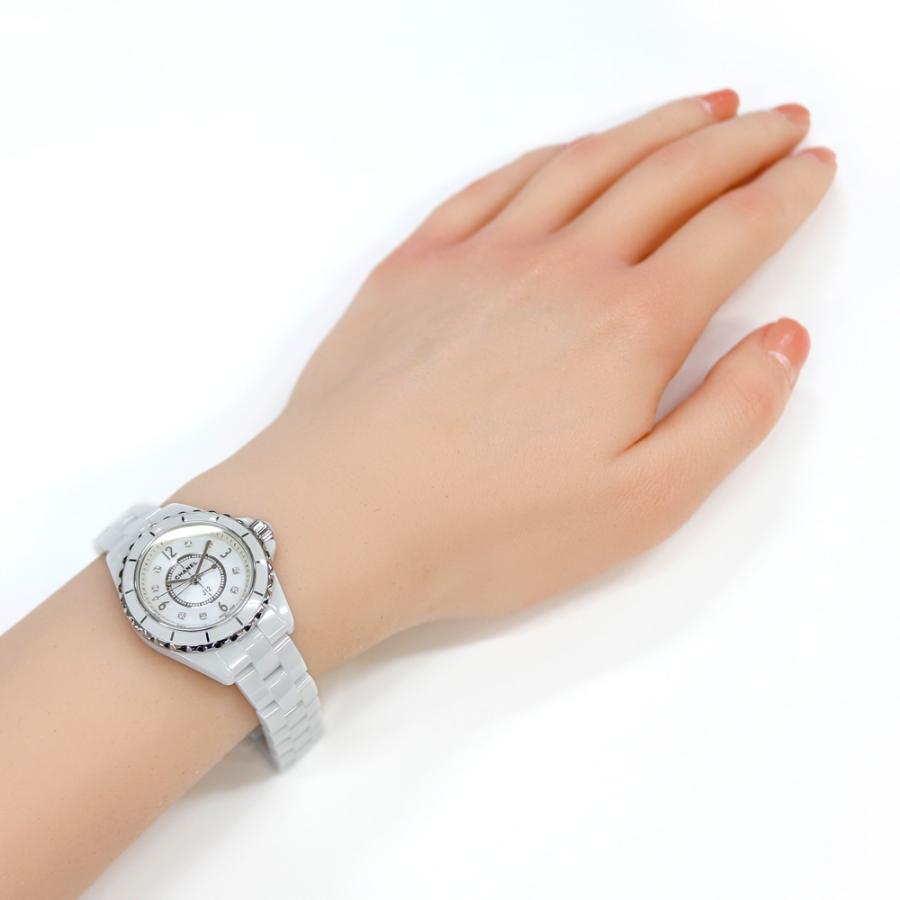シャネル CHANEL J12 腕時計 ホワイトセラミック H2570 レディース 中古【1年保証】｜rk-y｜02