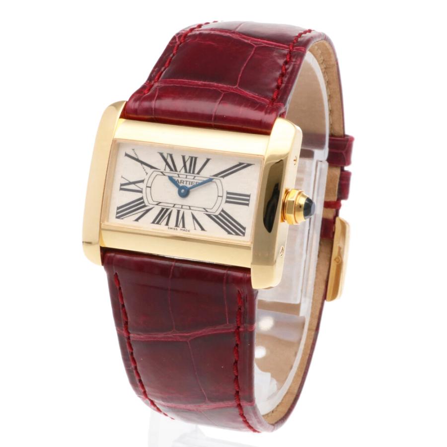 Cartier（カルティエ） ミニタンク ディヴァン 腕時計 時計 18金 K18