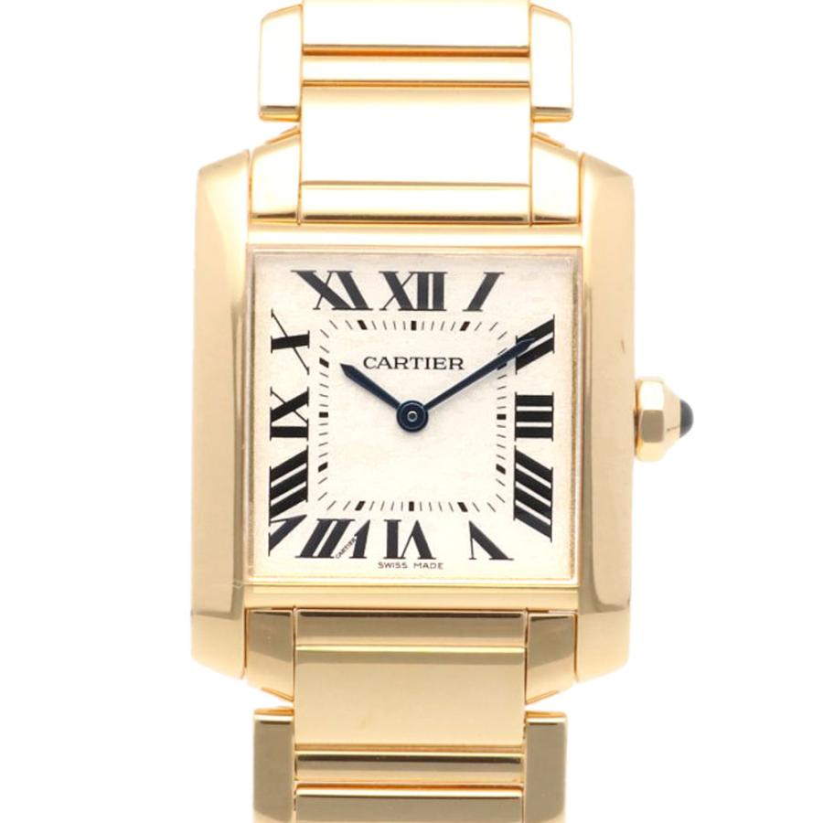 Cartier カルティエ タンクフランセーズ MM 腕時計 時計 18金 Cartier カルティエ タンクフランセーズ MM 腕時計 時計 18金