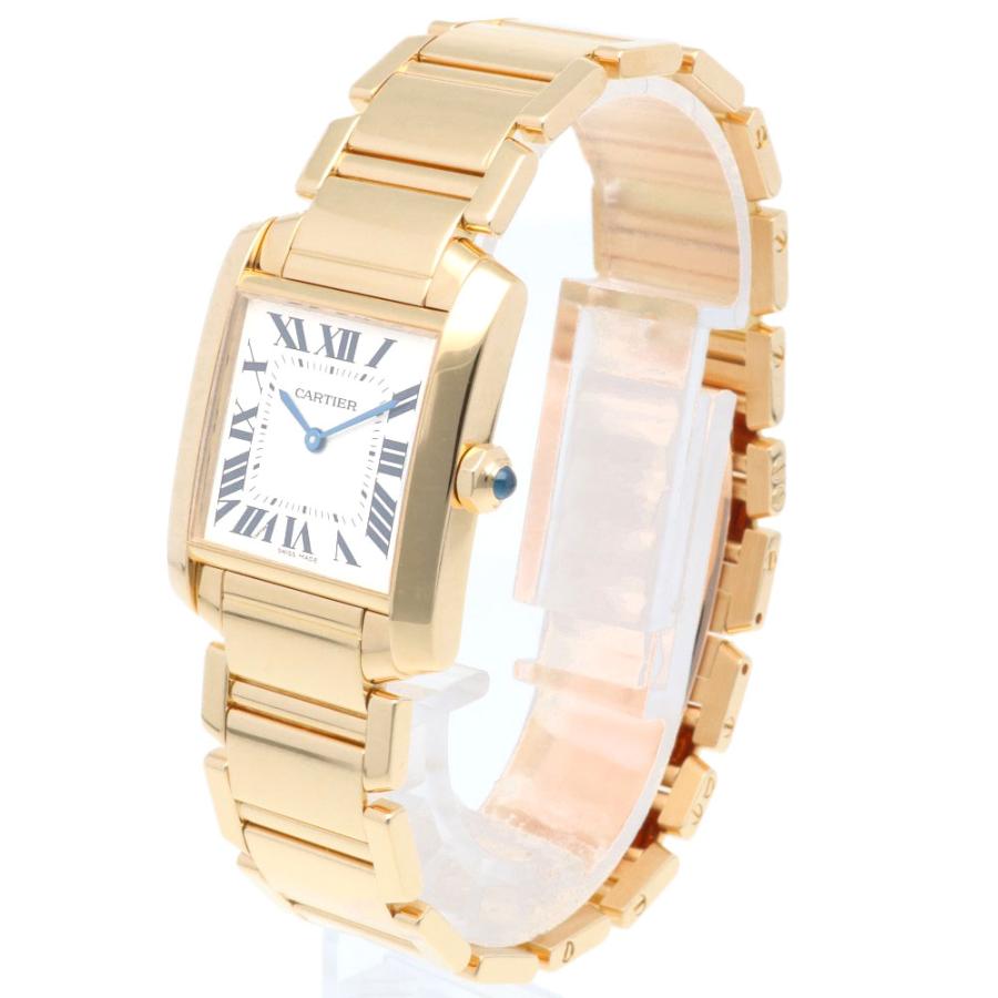 Cartier カルティエ タンクフランセーズ MM 腕時計 時計 18金 Cartier カルティエ タンクフランセーズ MM 腕時計 時計 18金