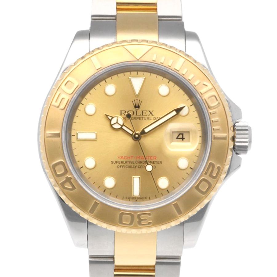 ROLEX 自動巻き 腕時計 シルバー/ゴールド ROLEX（ロレックス） ヨットマスター オイスターパーペチュアル 腕時計