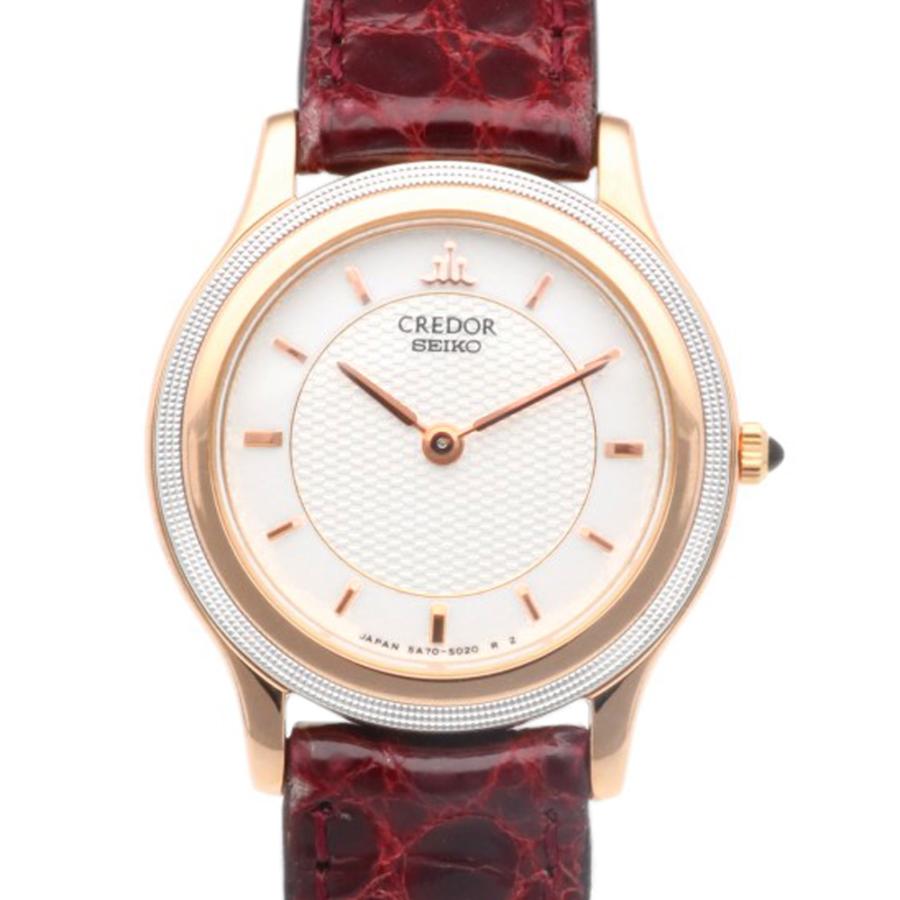 クレドール セイコー 腕時計 時計 ステンレススチール GTEW086 5A70-2020 クオーツ レディース 1年保証 CREDOR SEIKO  中古 CREDOR クレドール セイコー 腕時計 時計 ステンレススチール GTEW086