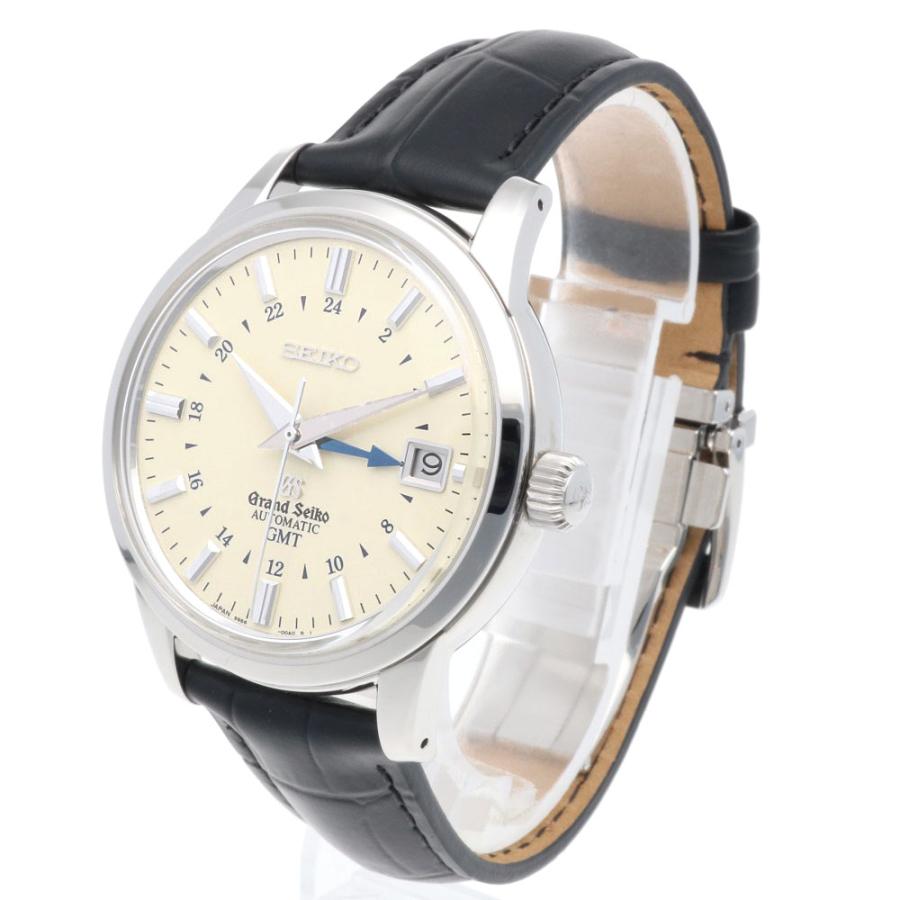 グランドセイコー メカニカル GMT 腕時計 ステンレススチール 9S66